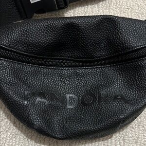 Pandora Black Textured Belt Bag